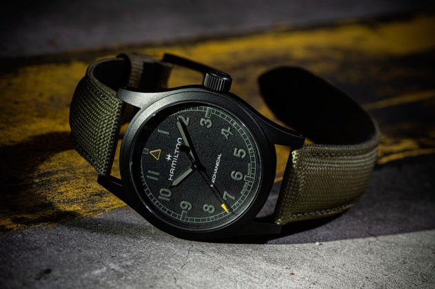 Часы Hamilton x Call of Duty Modern Warfare 4 Khaki Field Mechanical 38mm