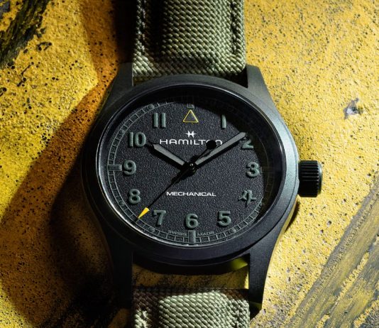 Hamilton и Call of Duty: часы для миссии Часы Hamilton x Call of Duty Modern Warfare 4 Khaki Field Mechanical 38mm