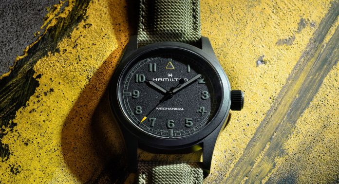 hamilton-x-call-of-duty-modern-warfare-4-2 Часы Hamilton x Call of Duty Modern Warfare 4 Khaki Field Mechanical 38mm