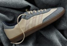 Kith и adidas Originals выпускают деним-версию Samba. Текстуры в центре внимания Кроссовки Kith x adidas Originals Samba “Denim”